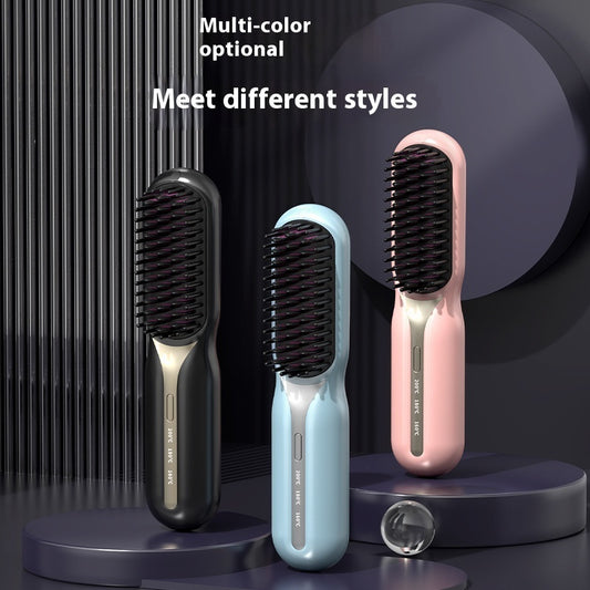 Home Straight Comb Wireless Charging Hair Straighteners