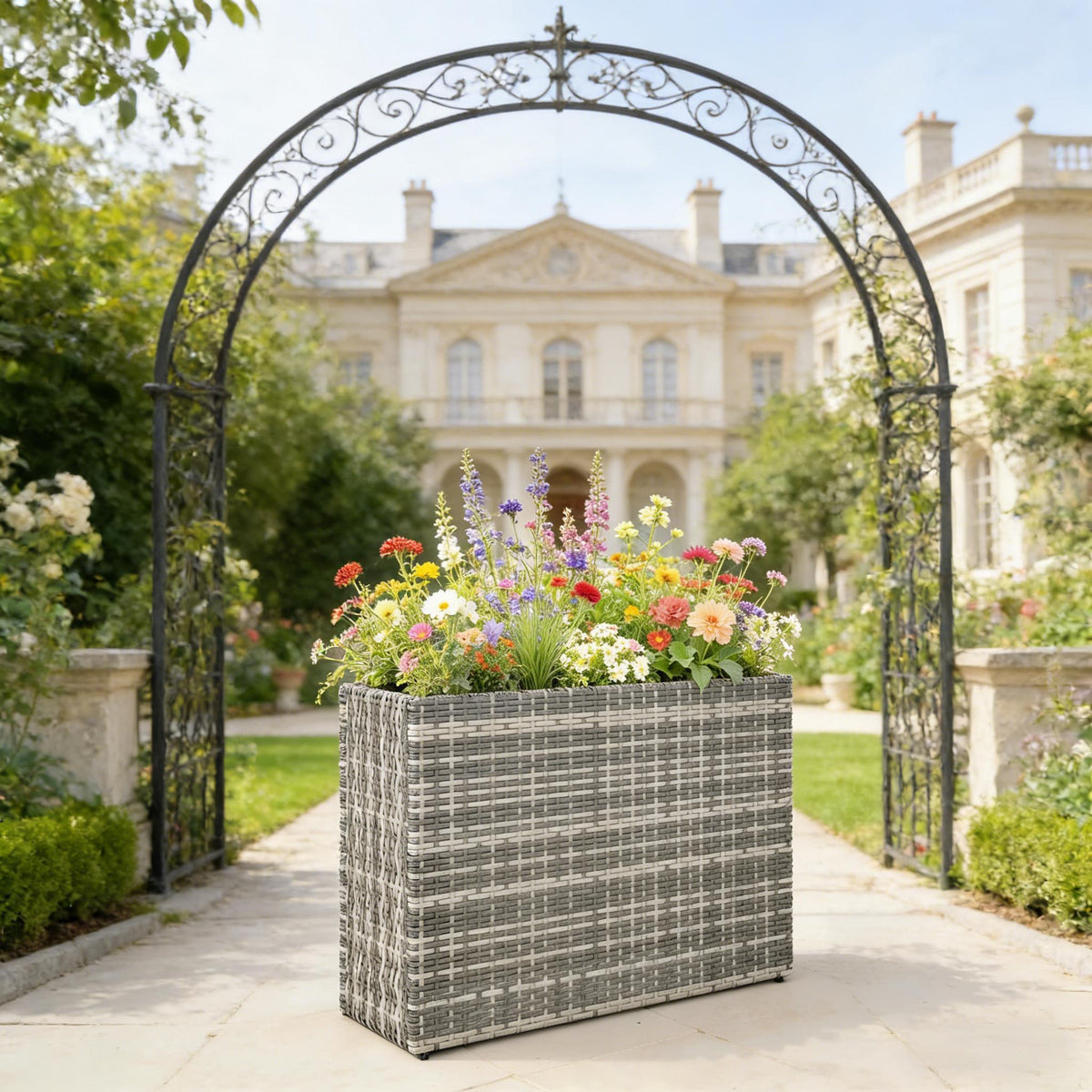 Patio Elevated Planter Box,Raised Garden Bed