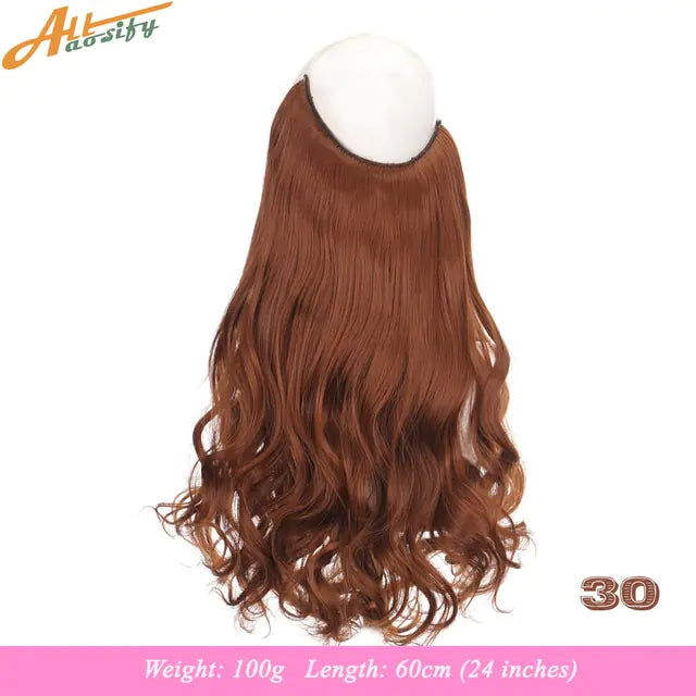 Synthetic No Clip Artificial Hair - Eloy Royal