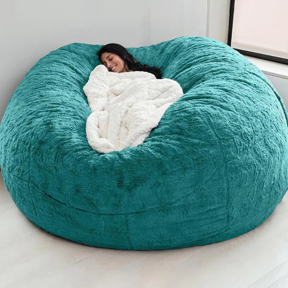 Giant Fluffy Fur Bean Bag - Eloy Royal