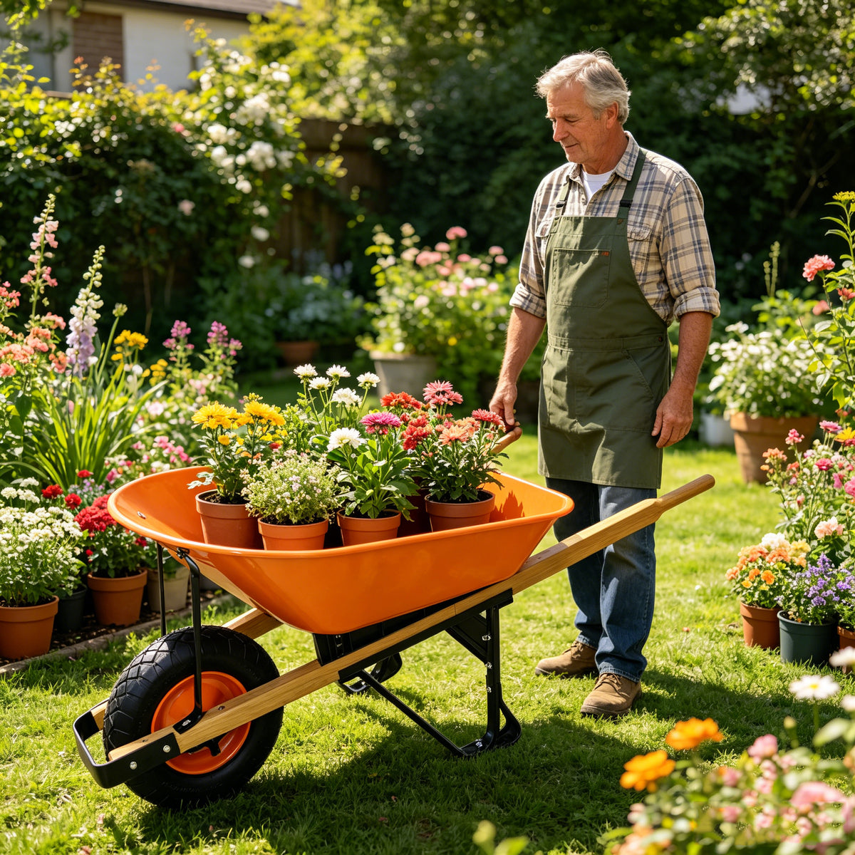 Steel TRAY wheel barrow