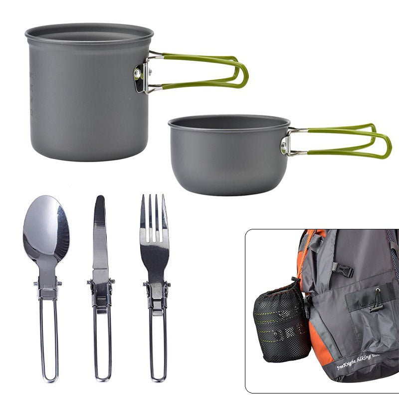 Outdoor Portable Camping Cooker With Cutlery - Eloy Royal