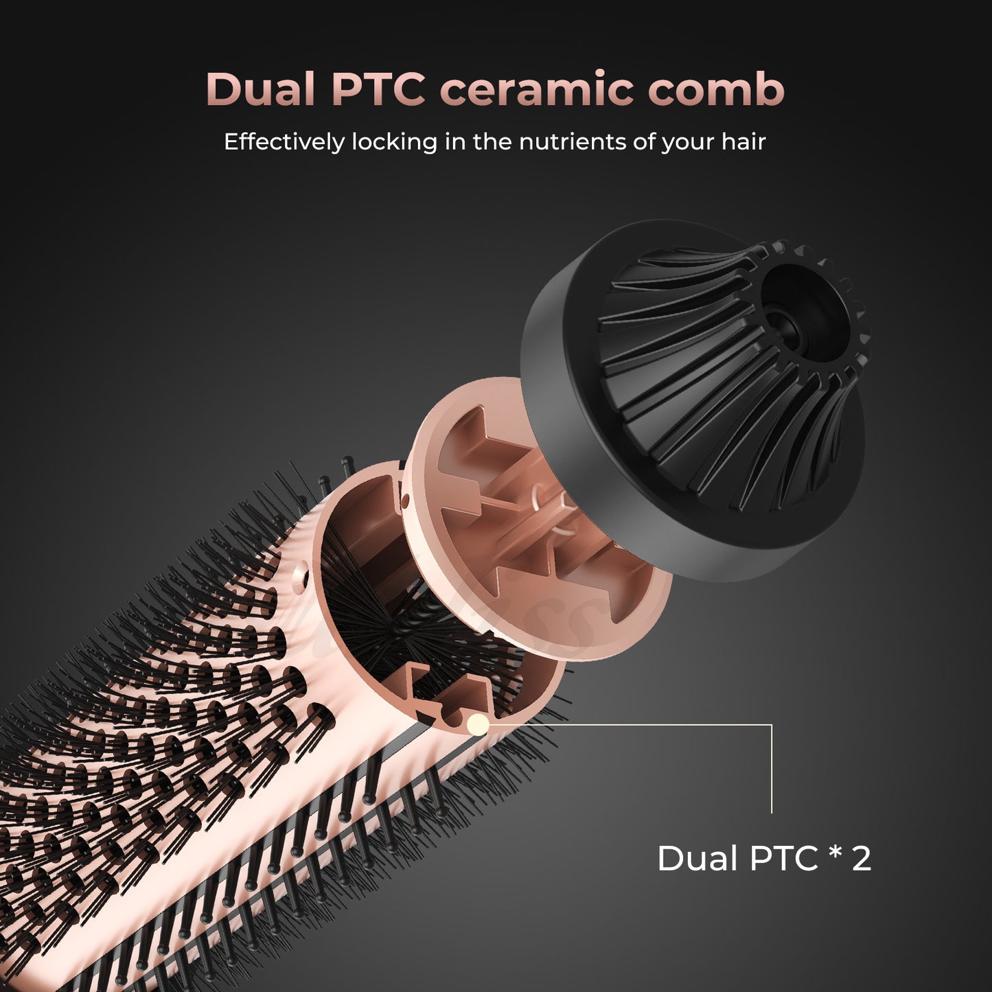 Household Multifunctional Roll Straight Comb