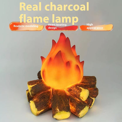 LED Simulation Charcoal Flame Lamp Ornaments