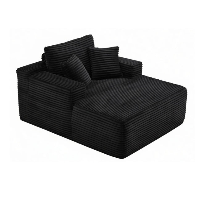 47'Extra-Large Corduroy Recliner Sofa, Upholstered Sofa Bed Indoor for Living Room