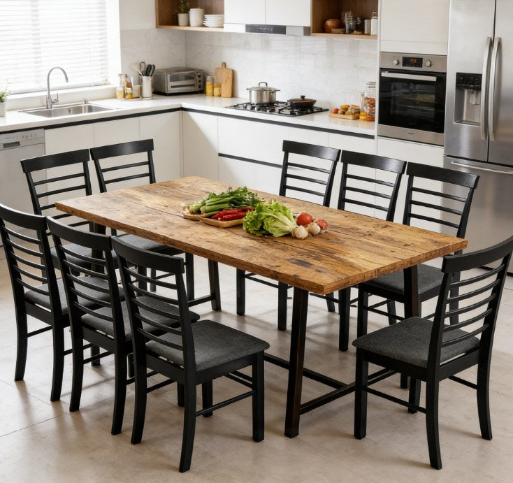 Upholstered Kitchen Chairs,Wooden Dining Chairs Set of 4