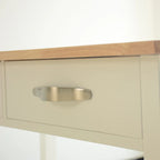 Kitchen Island & Kitchen Cart, Rubber Wood Top, Mobile Kitchen Island with Two Lockable Wheels, Simple Design for Easy Storing and Fetching, Two Drawers Give Unique Storage for Special Utensil. - Eloy Royal