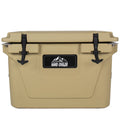 50 Quart Khaki Cooler, Ultra-Light Insulated Ice Chest – Heavy-Duty Hard Shell Cooler with 6-Day Ice Retention for Camping, Tailgating, Job Site & Outdoor Adventures
