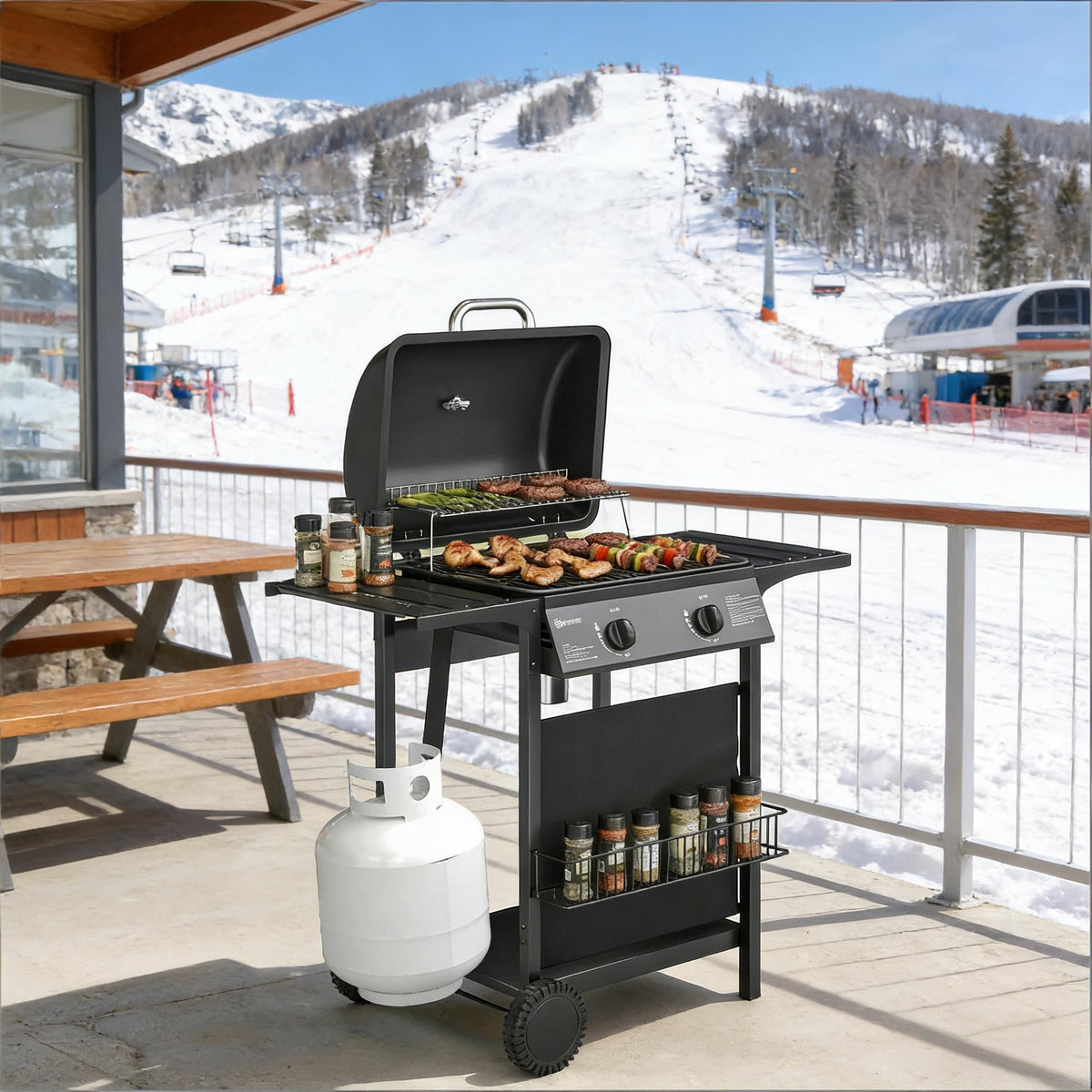 Handy BBQ Grill,Gas Grill,BBQ Grill,Outdoor Grill(Only Grill,Not Including Gas Burner)