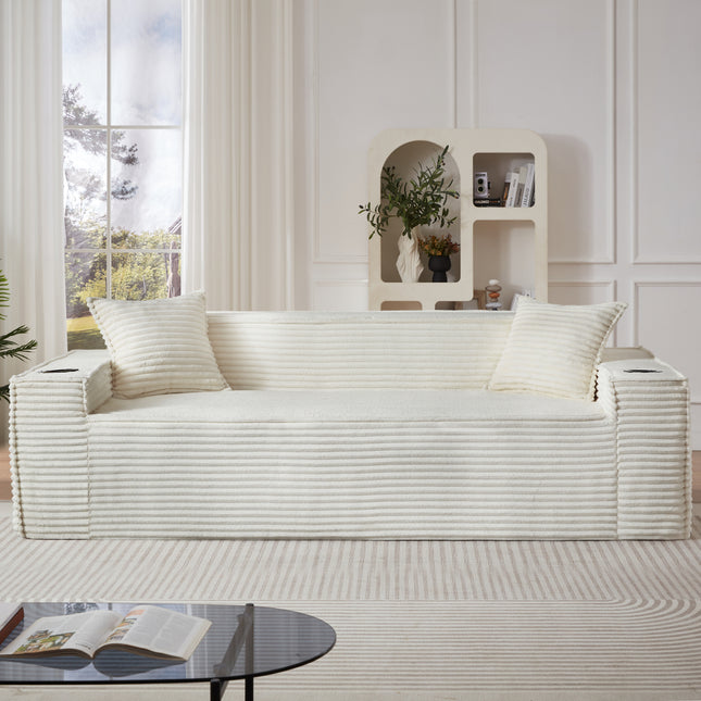 3Seater Sofa Boneless Couches with Modern Sofa for Compact Living Rooms