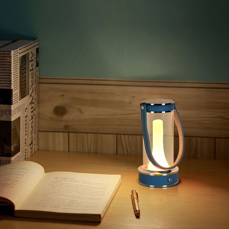 Creative Rechargeable Atmosphere Camping Leather Portable Table Lamp - Eloy Royal