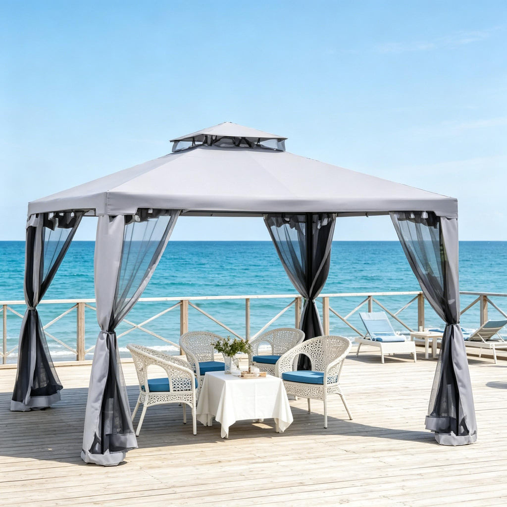Outdoor Canopy Shelter,Outdoor Gazebo,Backyard Gazebo(Only Gazebo)