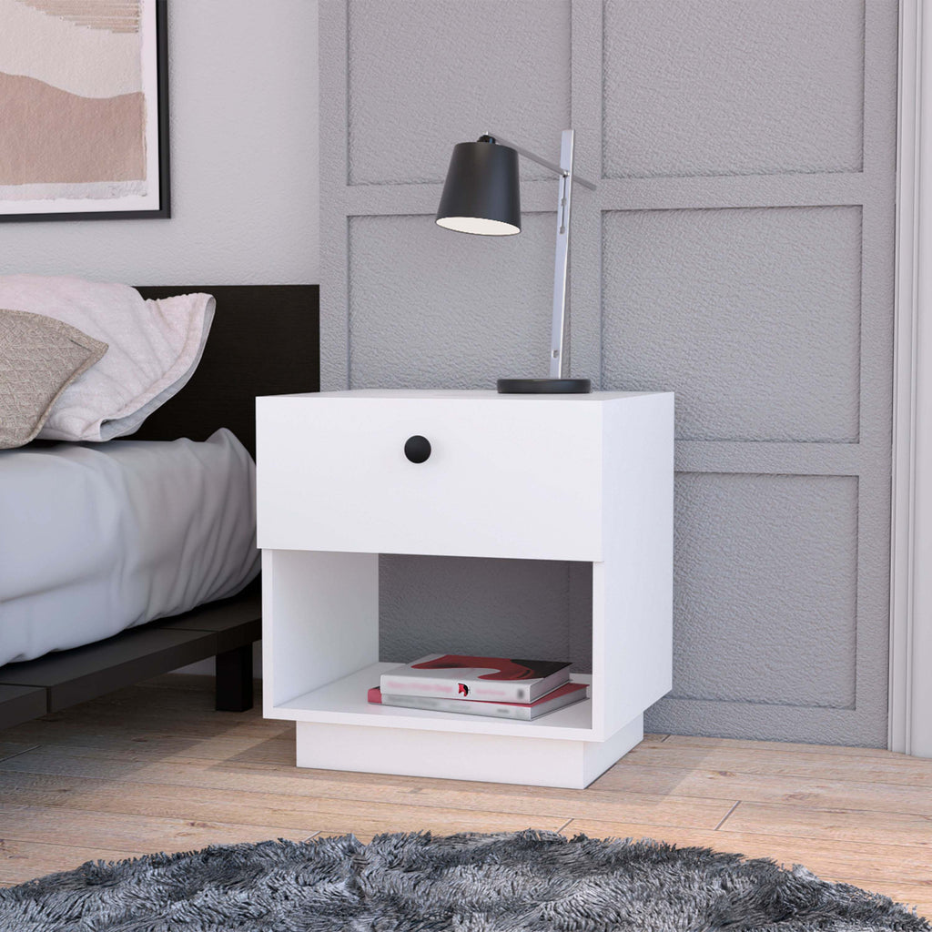 Sumter 1 Drawer Nightstand, Storage Shelf
