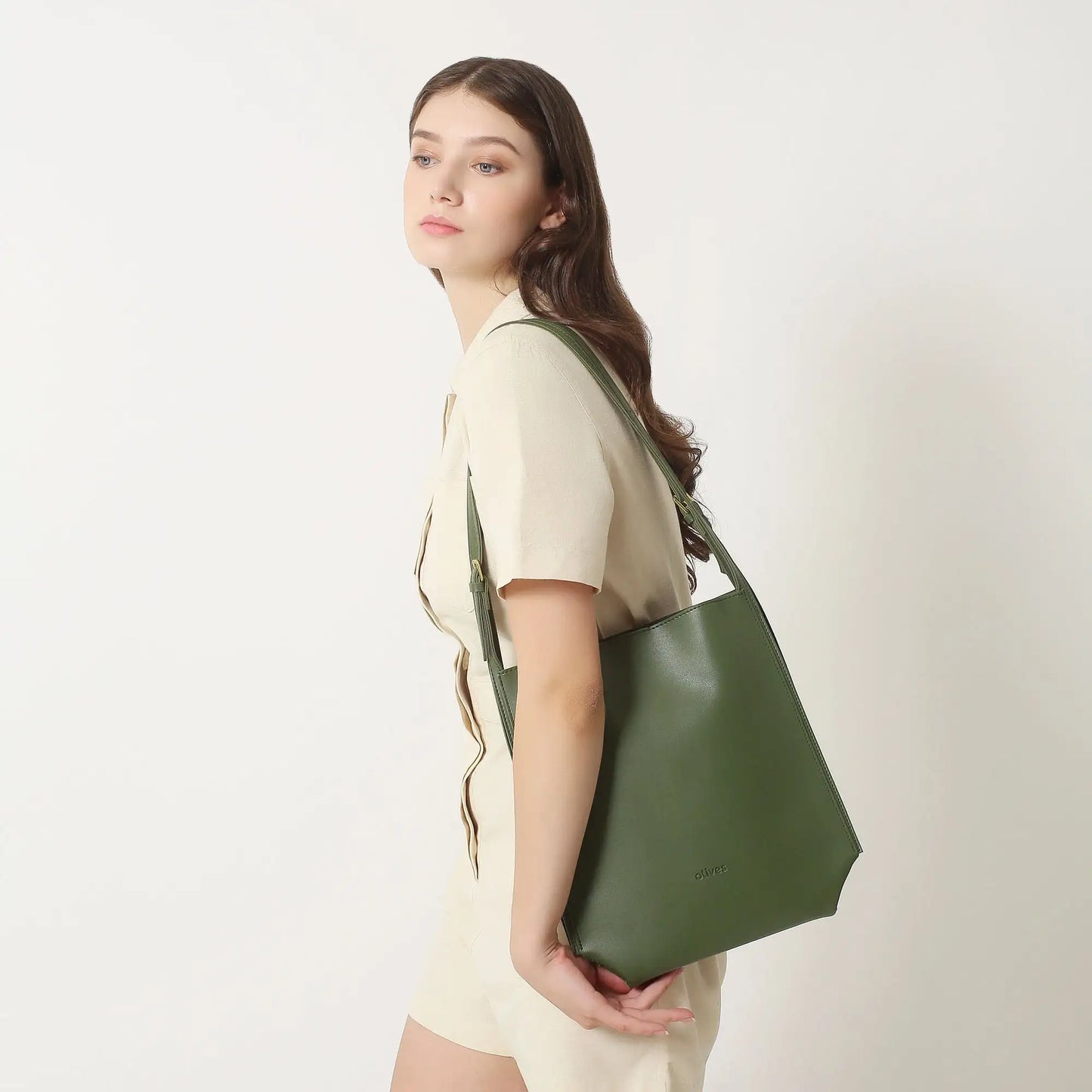 Olives Vegan Leather Tote - Eloy Royal