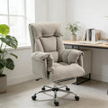 Reclining Desk Chair with Rolling Wheels,High Back Office Chair