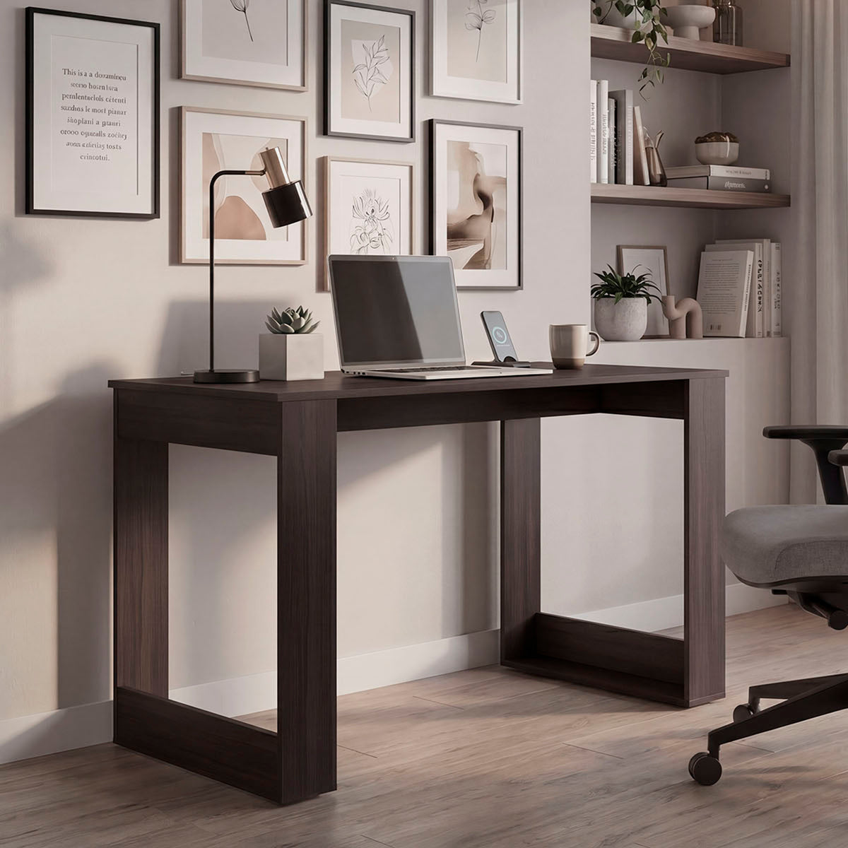 Oviedo Writing Desk Classic Home Office Solution for Remote Learning and Work Functionality Featuring Spacious Tabletop and Durable Design Engineered for Modern Task Management