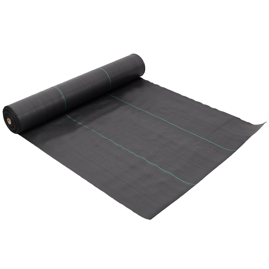 5oz Commercial Heavy Duty Weed Barrier Fabric, 3ft x 250ft, Woven Landscape Ground Cover, Weed Control Garden Fabric,Black