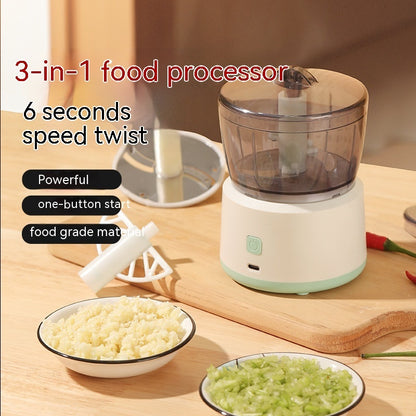 Mini Meat Grinder Household Electric Small Mixer Mincing Machine Automatic Multi-function Filling Intelligent Cooking Machine - Eloy Royal