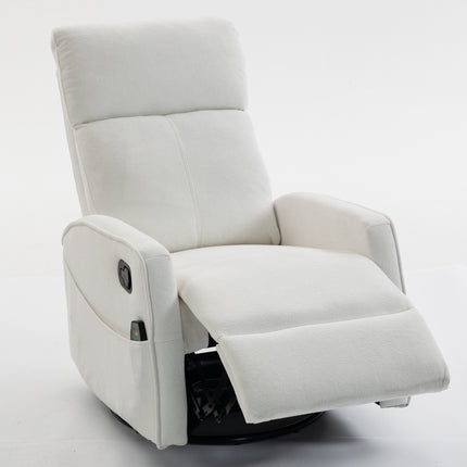 Short plush manual button armchair sofa