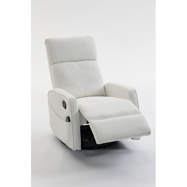 Short plush manual button armchair sofa