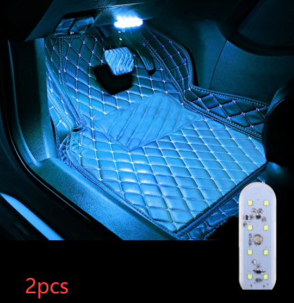 Touch-sensitive Usb Charging Atmosphere Lamp In Car - Eloy Royal