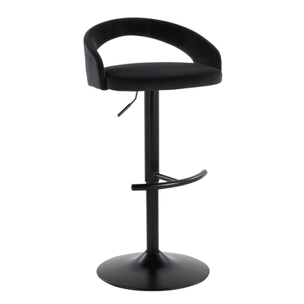Upholstered Adjustable Barstool