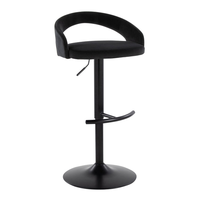 Upholstered Adjustable Barstool