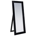 Andropov Black Oak Full Length Standing Mirror with Shatterproof Glass, Modern Floor Mirror in Black Oak Finish, 72in H x 27.75in W