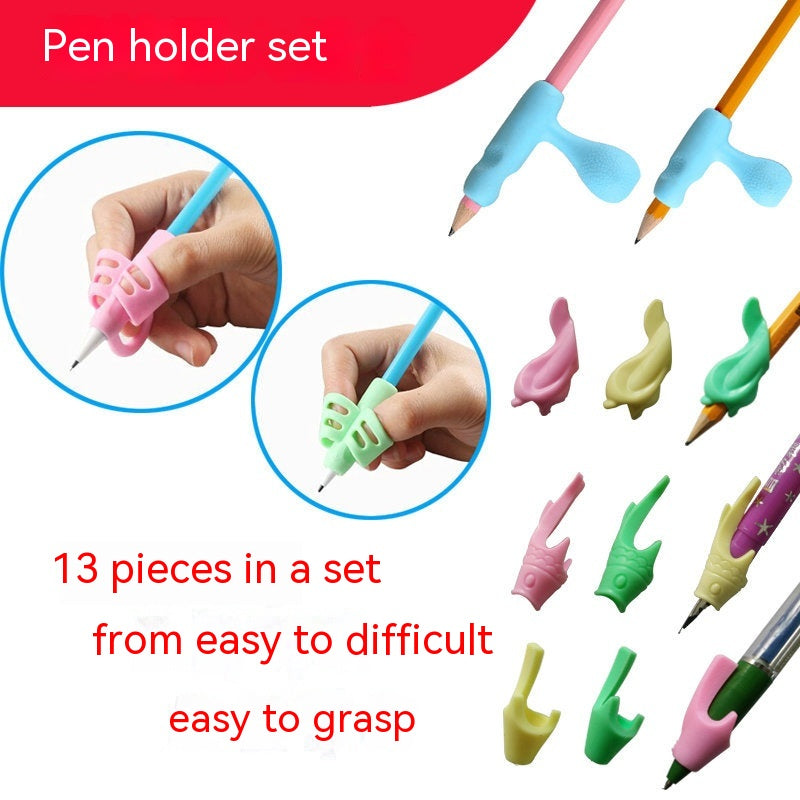 Pencil Grip Children's Soft Glue Writing Posture Brace - Eloy Royal