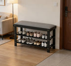 Entryway Bench Shoe Organizer,Shoe Storage Bench