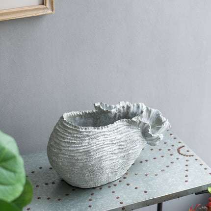 14.2x7.9x7.9' Cement Planter, Indoor Outdoor Garden Decor
