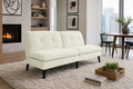 Polyester Blend Easy Convert Futon with Tufted Back and Seat