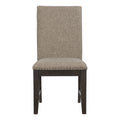 Side Chairs Dining Room Wood Veneer Traditional Set of 8 Brown