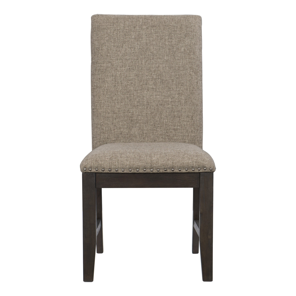 Side Chairs Dining Room Wood Veneer Traditional Set of 8 Brown