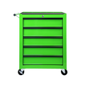 Rolling Metal Tool Chest with 5 Drawers, 20' 5-Drawer Tool Chest Cabinet with Ball Bearing Drawer Slides, Steel Tool Storage Box Organizer -GREEN