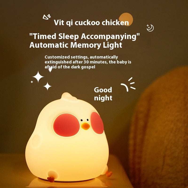 Cool Chicken Silicone Night Lamp Creative RGB Colorful Remote Control Night Light - Eloy Royal