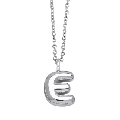 Copper Plated Gold 26 English Letters Pendant Necklace Niche Personality Clavicle Chain