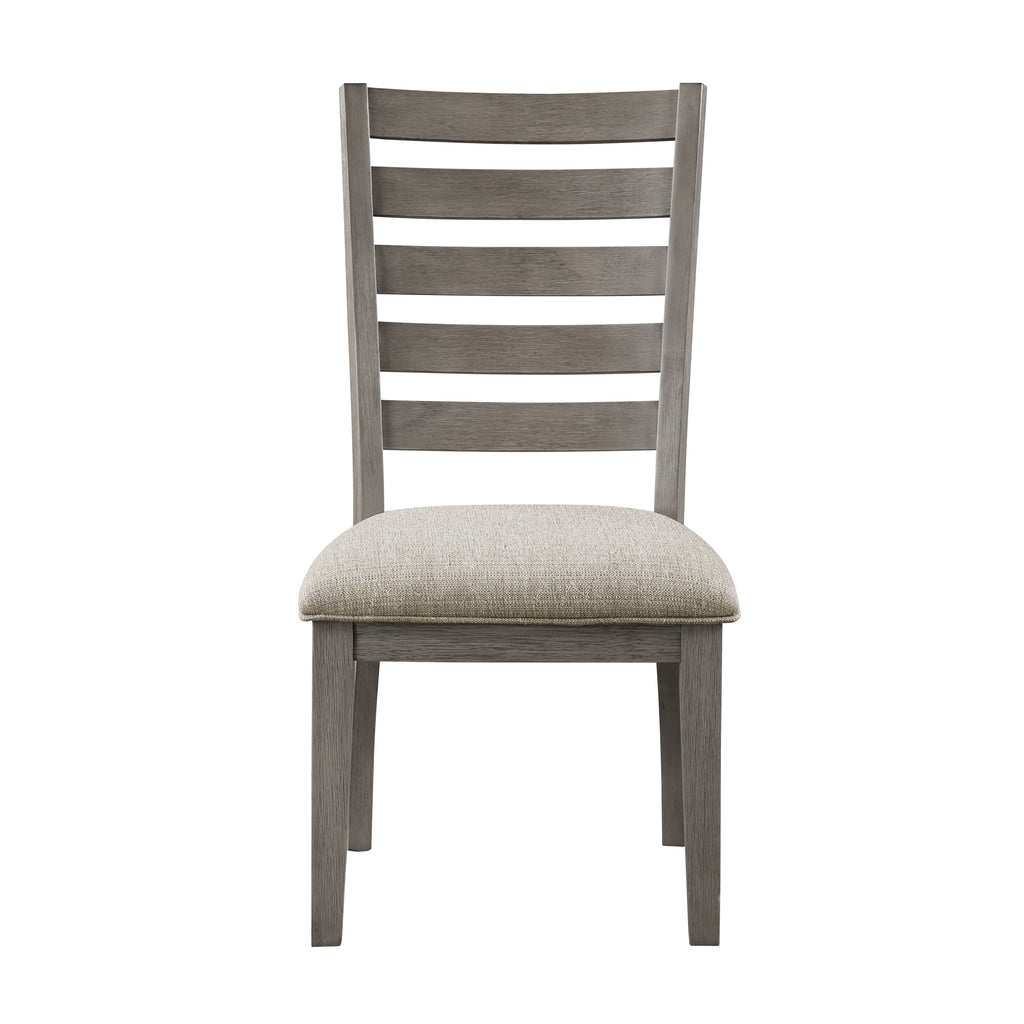 Side Chairs Dining Room Wood Veneer Traditional Set of 8 Beige