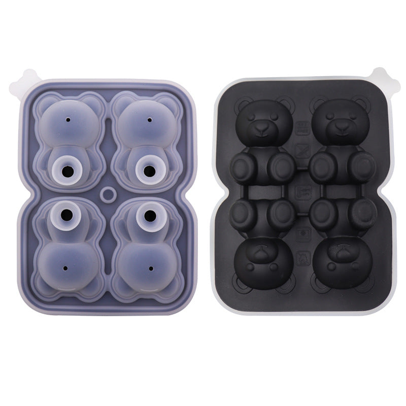 Bear Ice Cube Molded Silicone Ice Tray - Eloy Royal