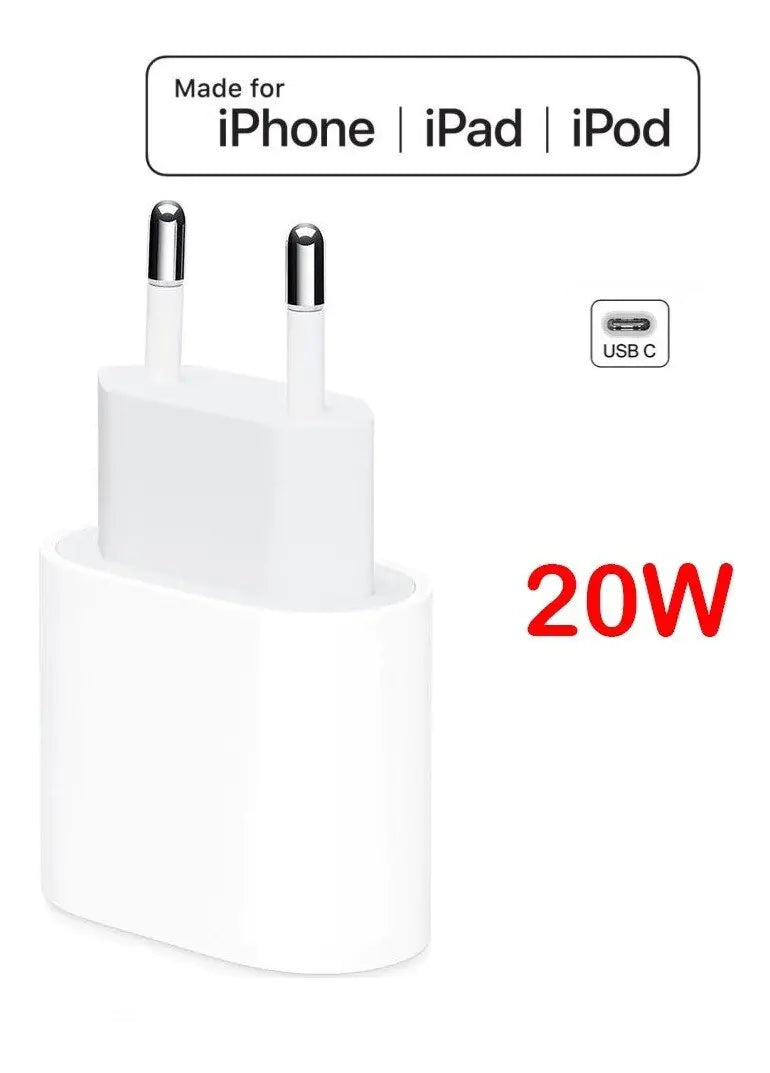 20W USB-C Power Adapter and Cord for iPhone - Eloy Royal