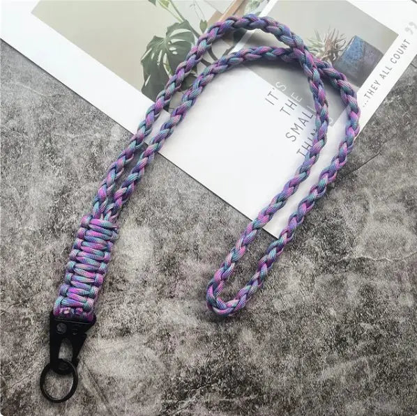 Multifunctional Hand-Woven Lanyard - Eloy Royal