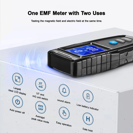 Electromagnetic Field Radiation Detector Tester - Eloy Royal