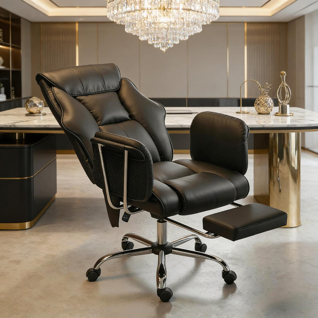 High Back Office Chair,Executive Desk Chair,Massage Office Chair(Only Includes Office Chair)