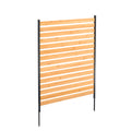 Wood Privacy Fence 1 Panel Slatted Air Conditioner Fence 39' W x 61' L