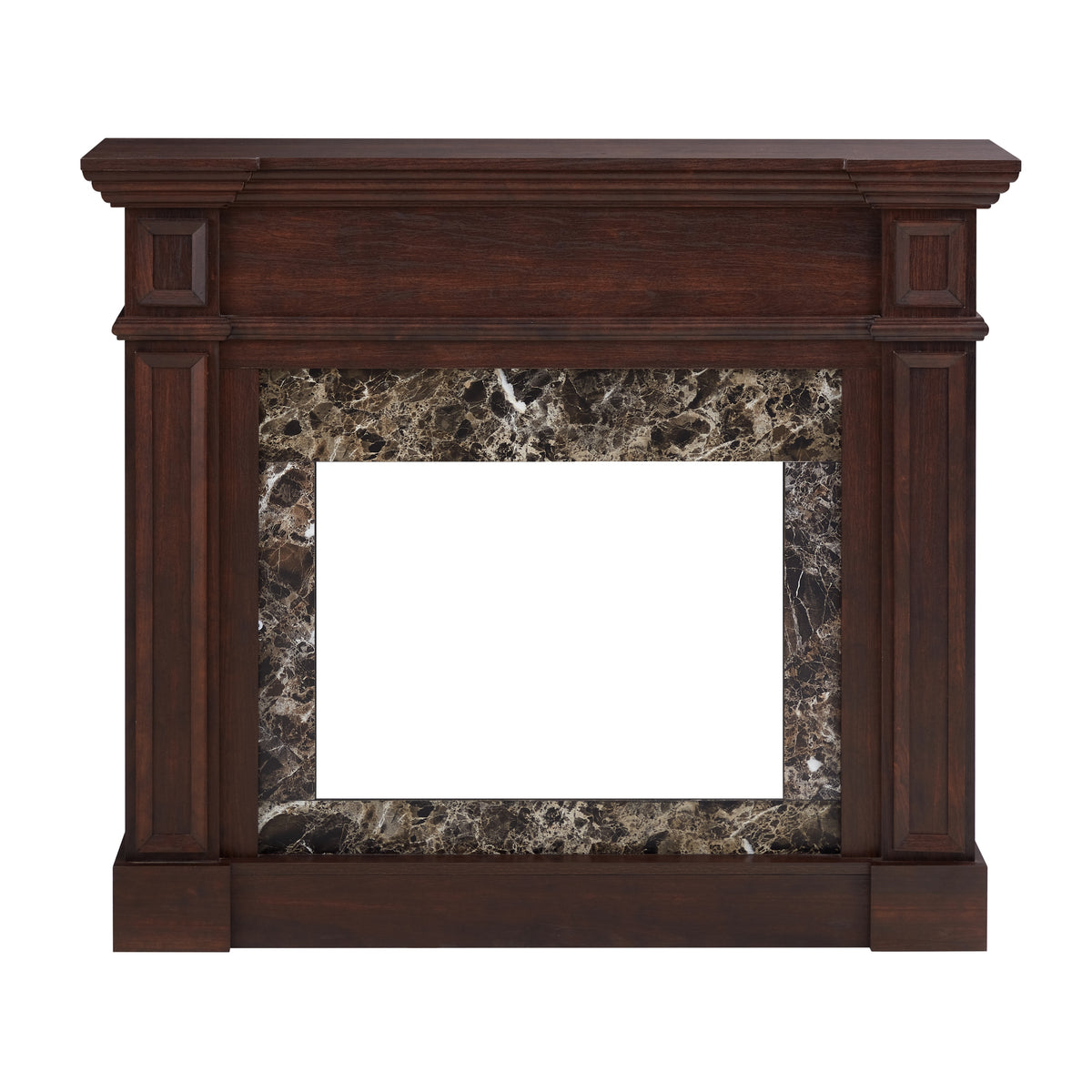 Only Mantel (NOT INCLUDED 23' FIREPLACE)--Cherry, 45.6'W*11.8'D*40'H