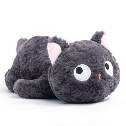 Cute Black Cat Sitting Posture Squatting Posture Pure Plush Toy