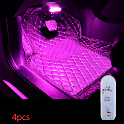 Touch-sensitive Usb Charging Atmosphere Lamp In Car - Eloy Royal