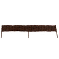 Willow Garden Border Fence 16×48 Inch, Natural Handwoven Wicker Edging Fence, Decorative Landscape Border Panel for Outdoor Lawn & Flower Bed 6pcs