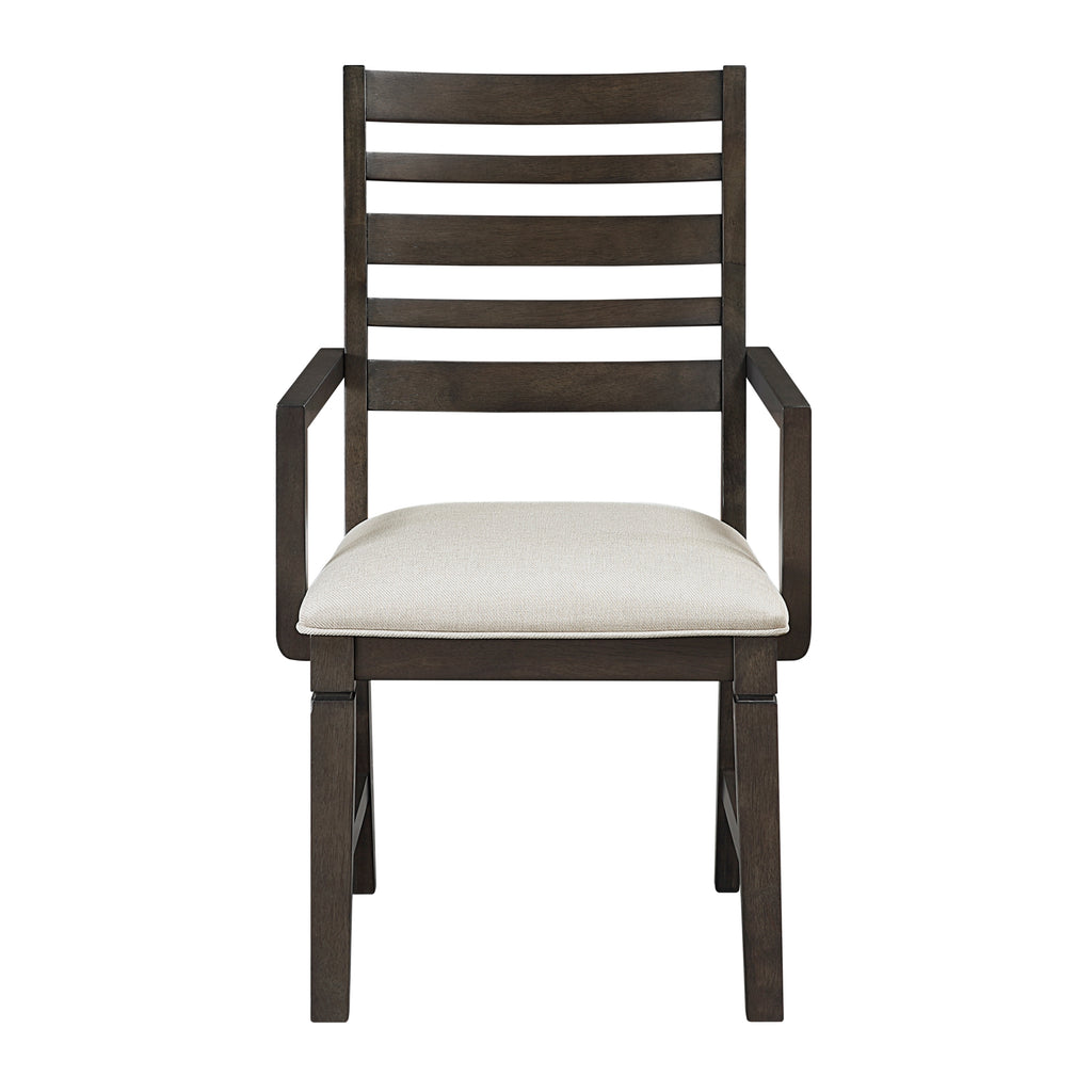 Arm Chairs Dining Room Wood Veneer Set of 10 Beige