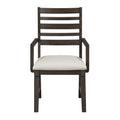 Arm Chairs Dining Room Wood Veneer Set of 10 Beige